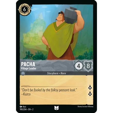 Pacha - Village Leader (190/204) - Rise of the Floodborn Cold Foil