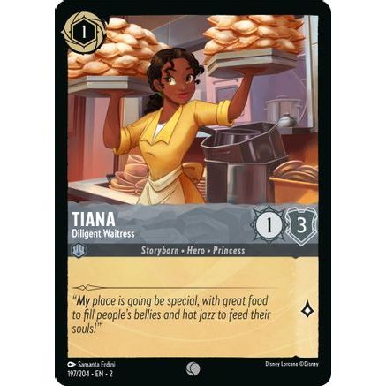 Tiana - Diligent Waitress (197/204) - Rise of the Floodborn