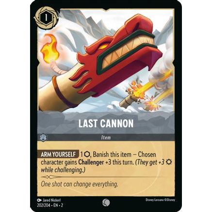 Last Cannon (202/204) - Rise of the Floodborn Cold Foil