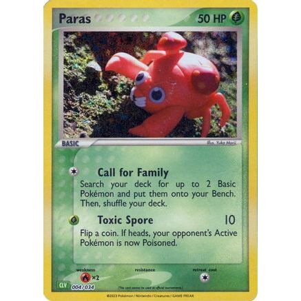 Paras 4 - Trading Card Game Classic Holofoil