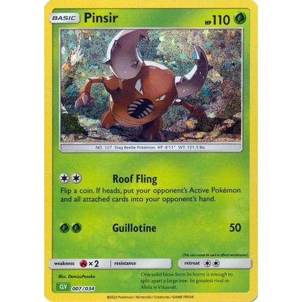 Pinsir 7 - Trading Card Game Classic Holofoil