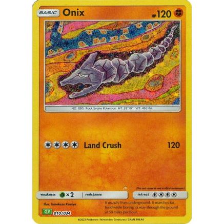 Onix 10 - Trading Card Game Classic Holofoil