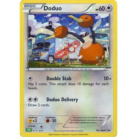 Doduo 13 - Trading Card Game Classic Holofoil