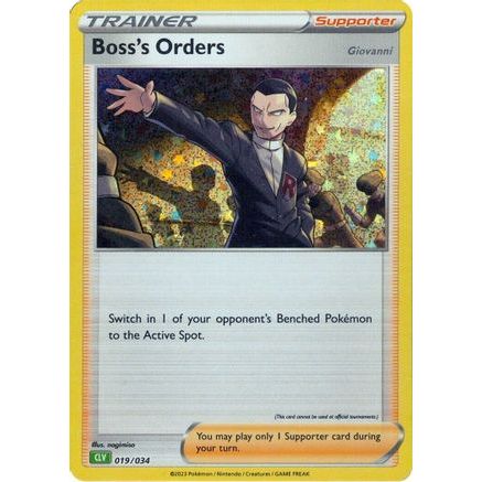 Boss's Orders (CLV) 19 - Trading Card Game Classic Holofoil