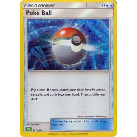 Poke Ball (CLV) 21 - Trading Card Game Classic Holofoil