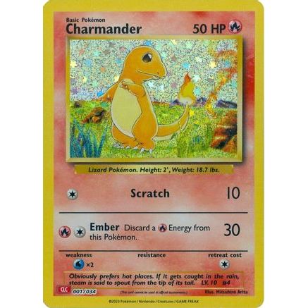 Charmander 1 - Trading Card Game Classic Holofoil