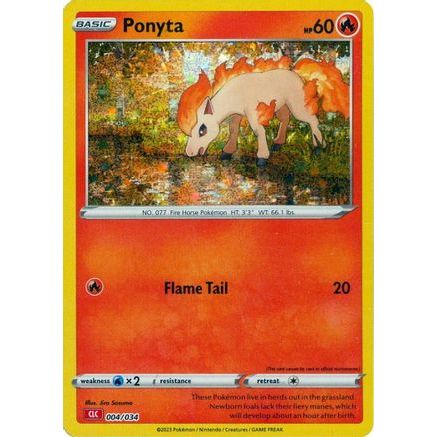 Ponyta 4 - Trading Card Game Classic Holofoil