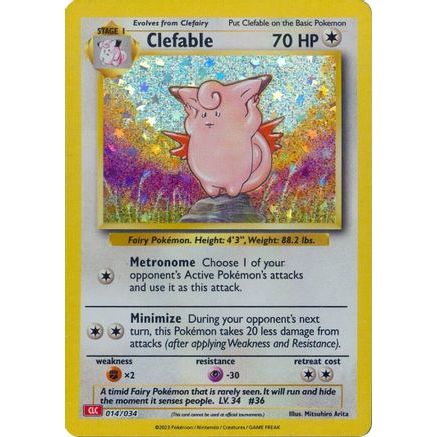 Clefable 14 - Trading Card Game Classic Holofoil