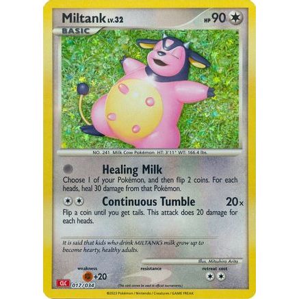 Miltank 17 - Trading Card Game Classic Holofoil
