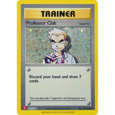 Professor Oak (CLC) 23 - Trading Card Game Classic Holofoil