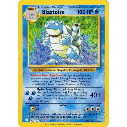 Blastoise 3 - Trading Card Game Classic Holofoil
