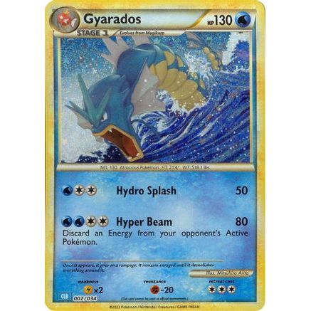Gyarados 7 - Trading Card Game Classic Holofoil