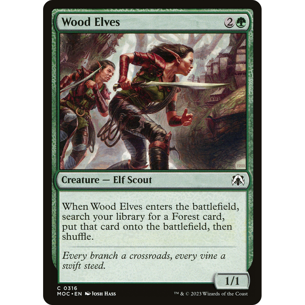Wood Elves (MOC-316) - March of the Machine Commander