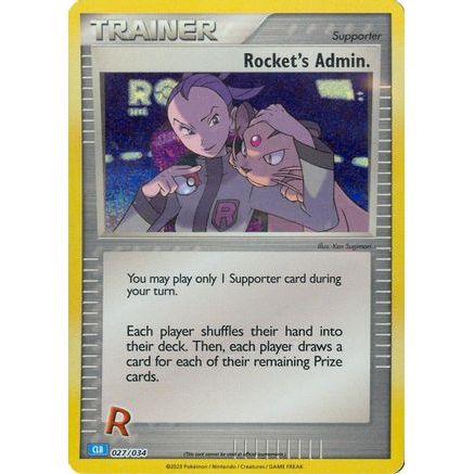Rocket's Admin. (CLB) 27 - Trading Card Game Classic Holofoil