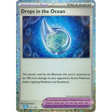 Drops in the Ocean 21 - Trading Card Game Classic Holofoil