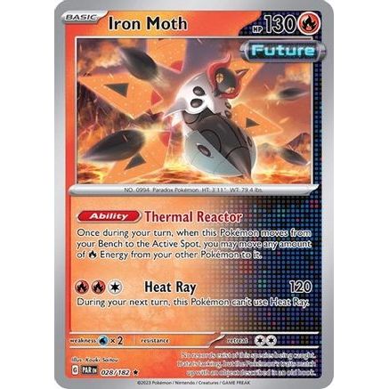 Iron Moth - 028/182 (Cosmos Holo) 28 - SV Scarlet & Violet Promo Cards Holofoil