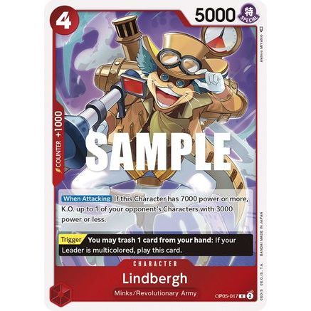 Lindbergh (OP05-017) - Awakening of the New Era Foil