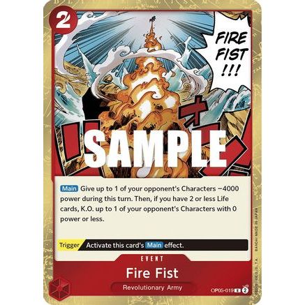 Fire Fist (OP05-019) - Awakening of the New Era Foil