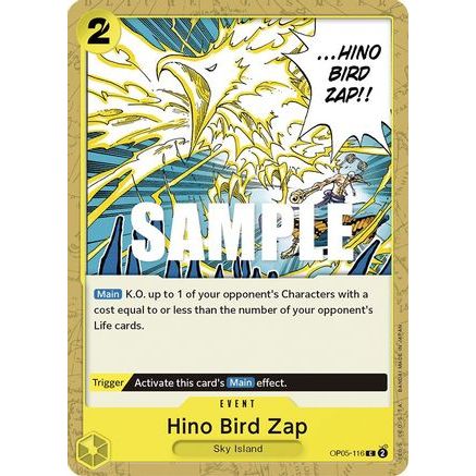 Hino Bird Zap (OP05-116) - Awakening of the New Era