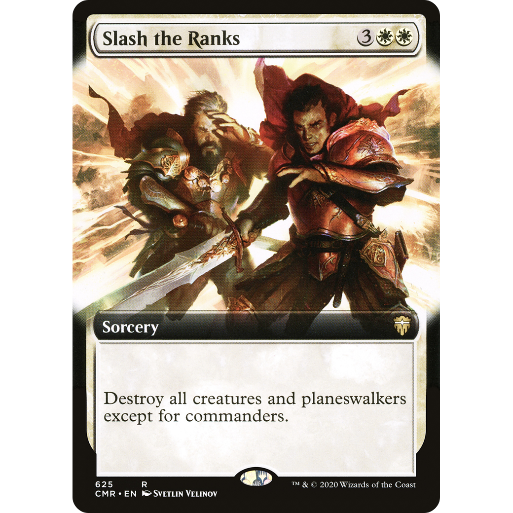 Slash the Ranks (Extended Art) (CMR-625) - Commander Legends: (Extended Art)