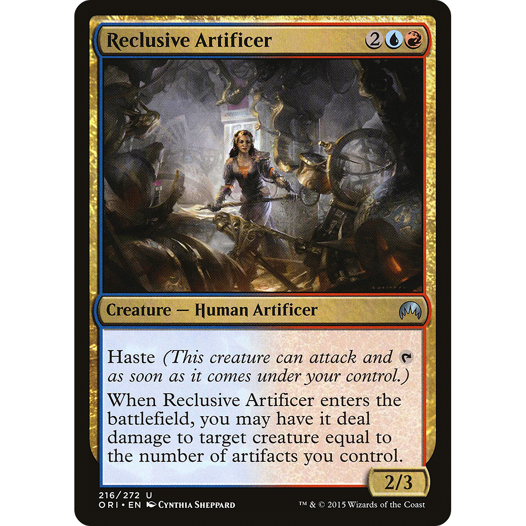 Reclusive Artificer (ORI-216) - Magic Origins