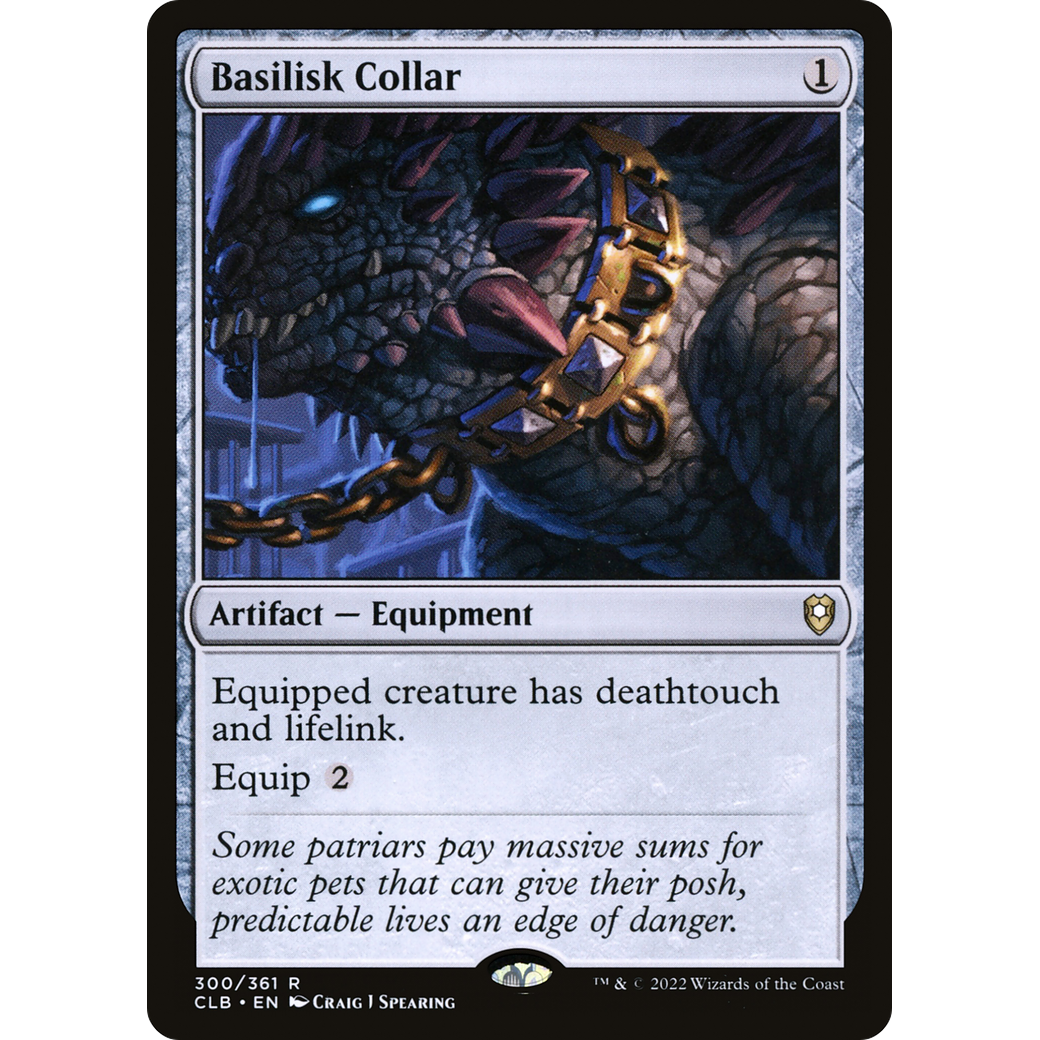 Basilisk Collar (CLB-300) - Commander Legends: Battle for Baldur's Gate Foil