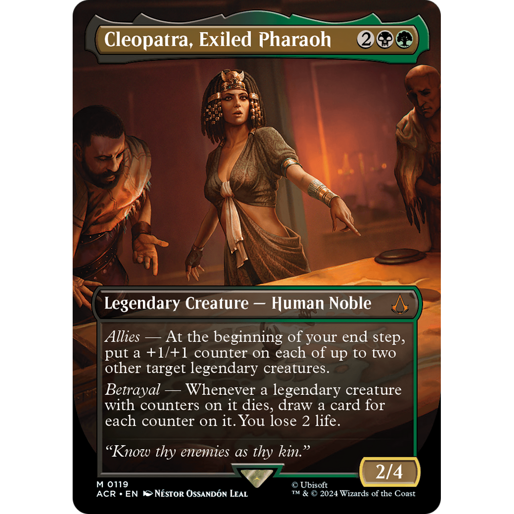 Cleopatra, Exiled Pharaoh (Borderless) (ACR-119) - Assassin's Creed (Borderless) Foil