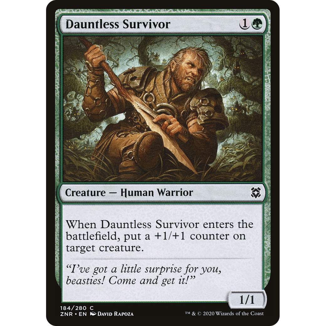 Dauntless Survivor (ZNR-184) - Zendikar Rising Foil