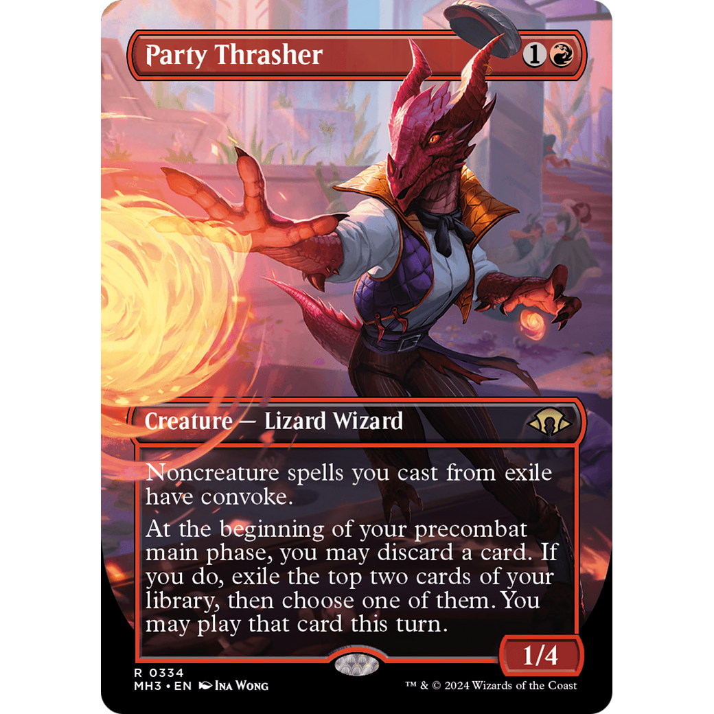Party Thrasher (MH3-334) - Modern Horizons 3 (Borderless) Foil