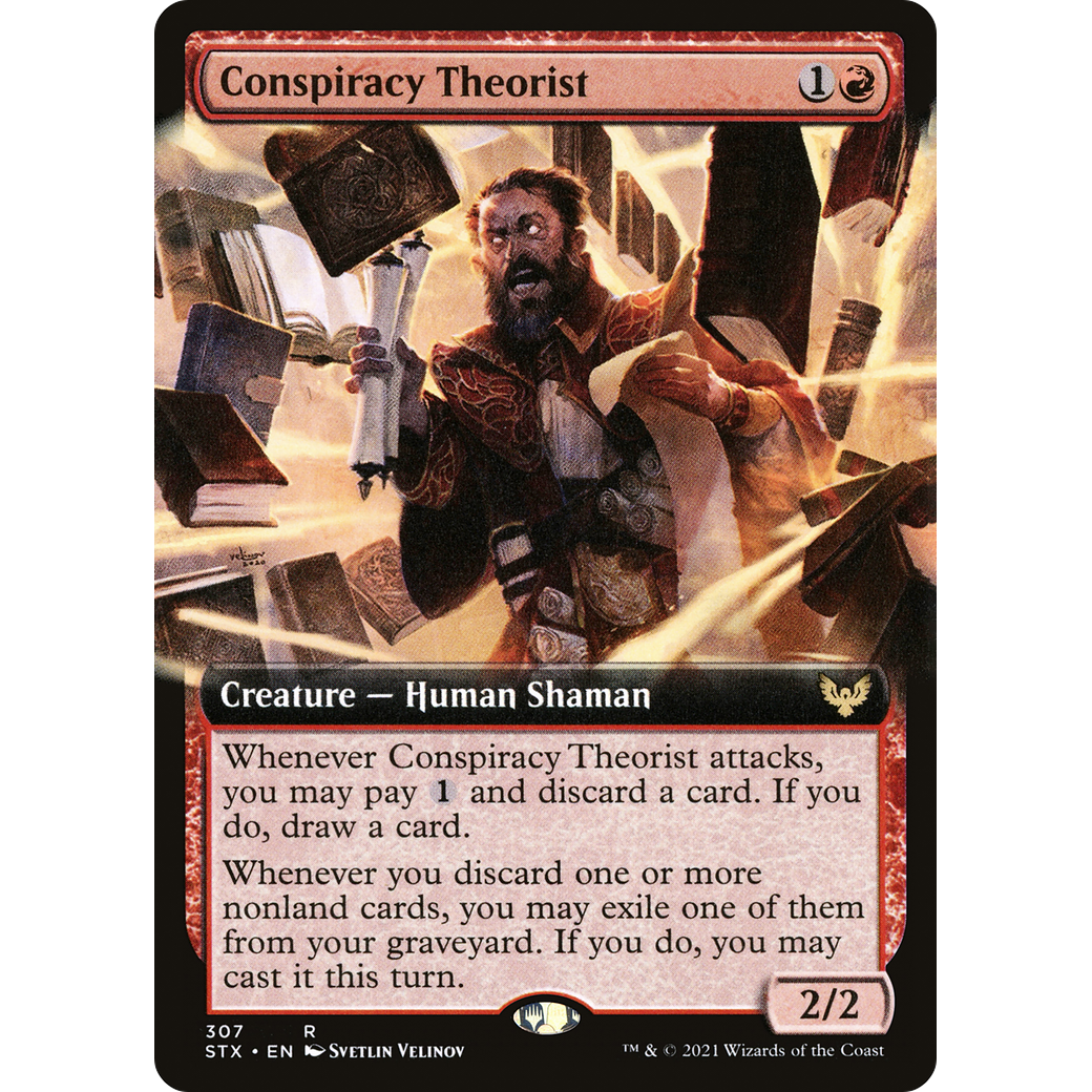 Conspiracy Theorist (Extended Art) (STX-307) - Strixhaven: School of Mages: (Extended Art)