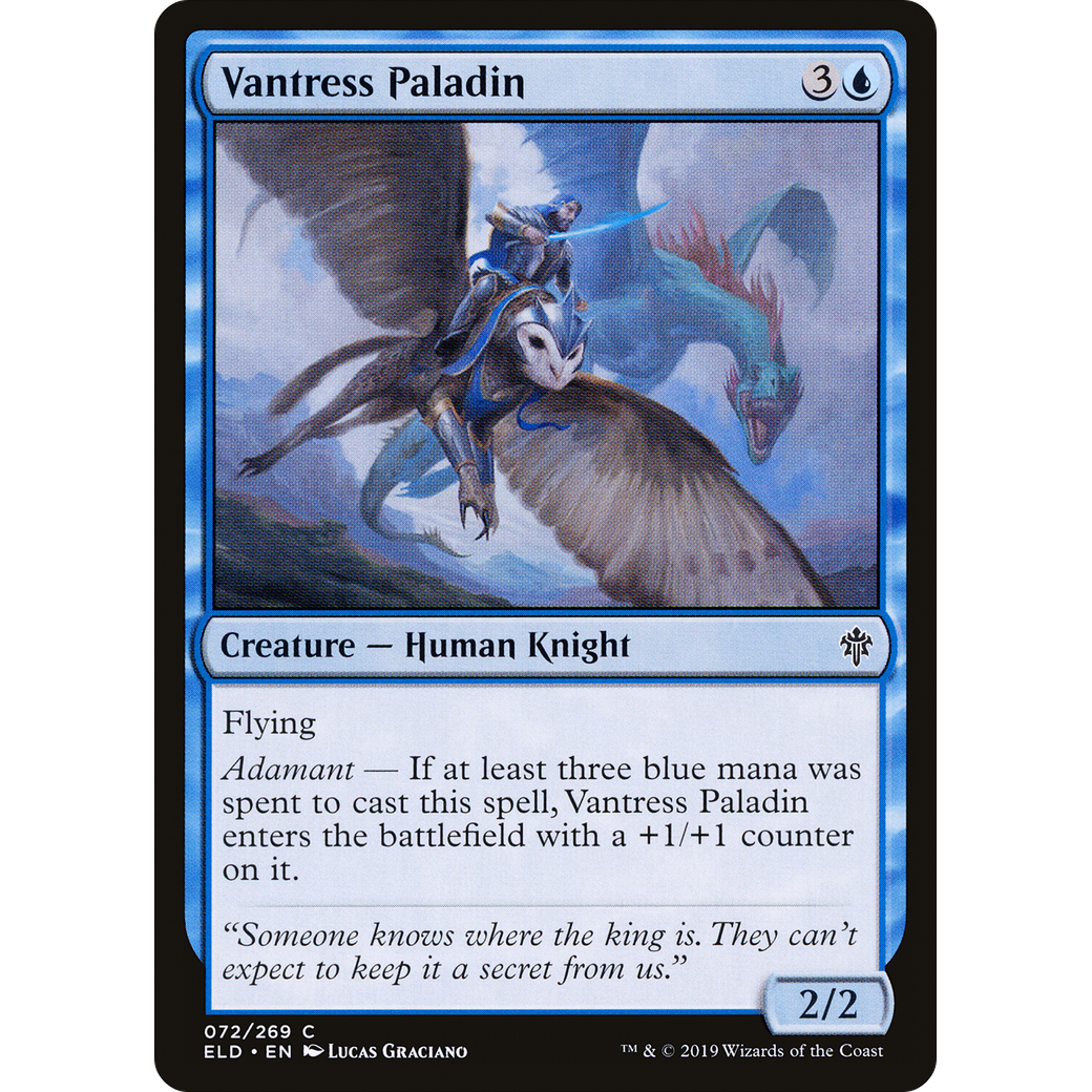 Vantress Paladin (ELD-072) - Throne of Eldraine Foil