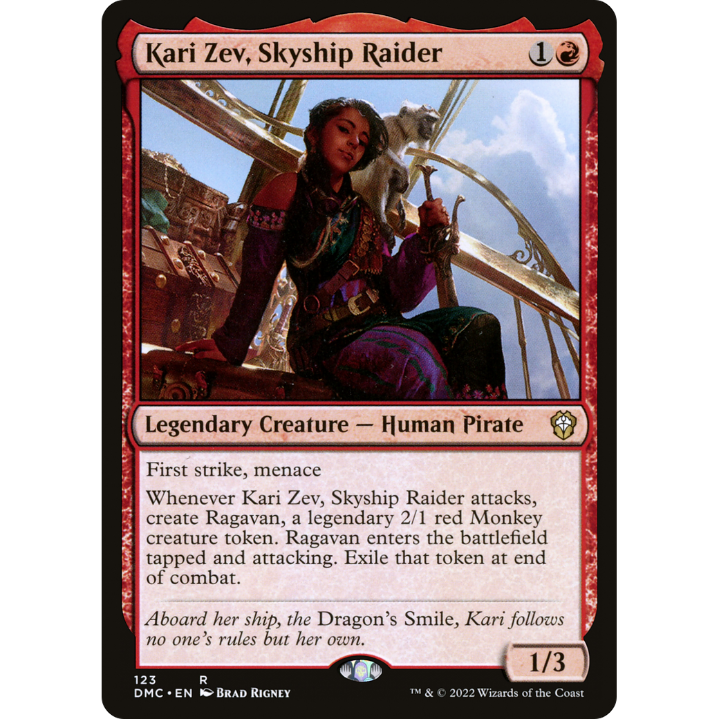 Kari Zev, Skyship Raider (DMC-123) - Dominaria United Commander