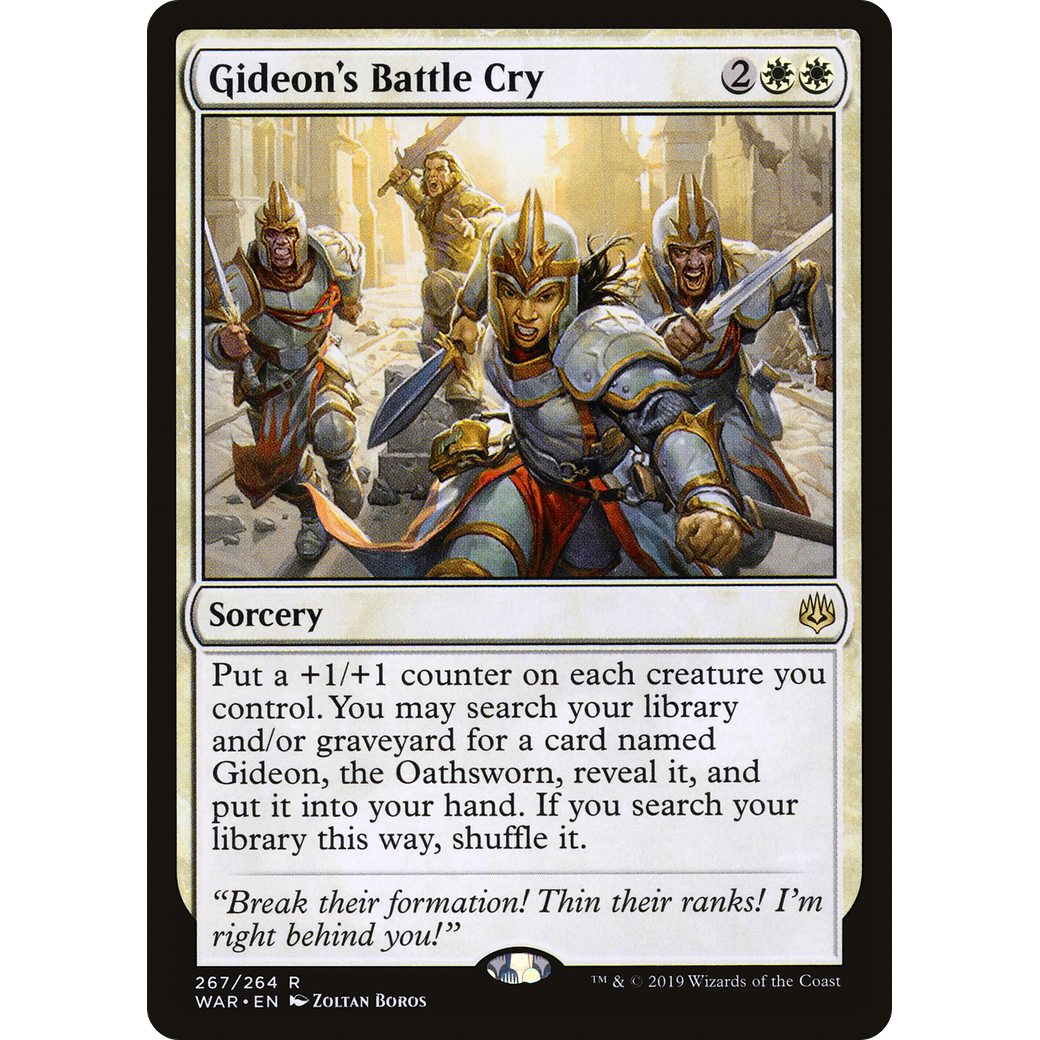 Gideon's Battle Cry (WAR-267) - War of the Spark