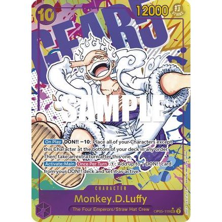 Monkey.D.Luffy (119) (Alternate Art) (OP05-119) - Awakening of the New Era Foil