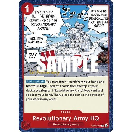 Revolutionary Army HQ (OP05-021) - Awakening of the New Era: 1st Anniversary Tournament Cards