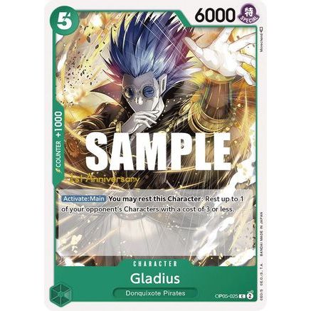 Gladius (OP05-025) - Awakening of the New Era: 1st Anniversary Tournament Cards