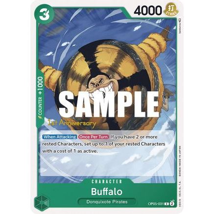 Buffalo (OP05-031) - Awakening of the New Era: 1st Anniversary Tournament Cards
