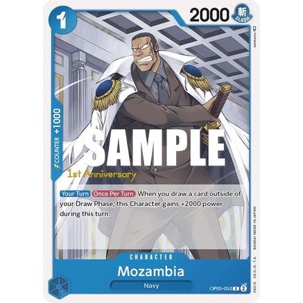 Mozambia (OP05-053) - Awakening of the New Era: 1st Anniversary Tournament Cards