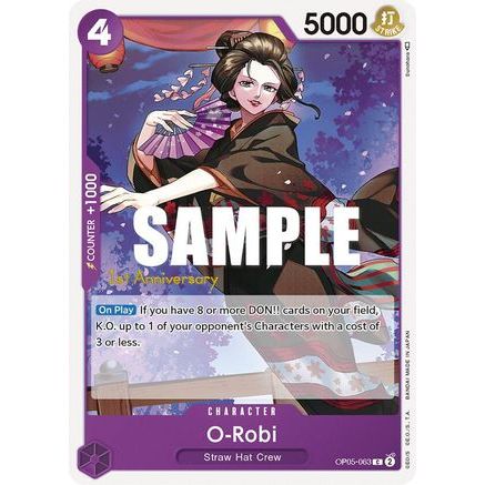 O-Robi (OP05-063) - Awakening of the New Era: 1st Anniversary Tournament Cards