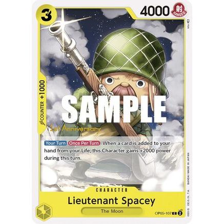 Lieutenant Spacey (OP05-107) - Awakening of the New Era: 1st Anniversary Tournament Cards