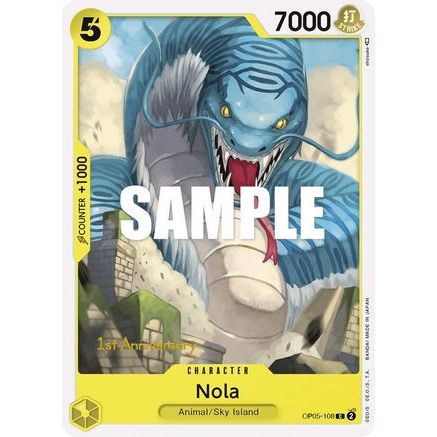 Nola (OP05-108) - Awakening of the New Era: 1st Anniversary Tournament Cards