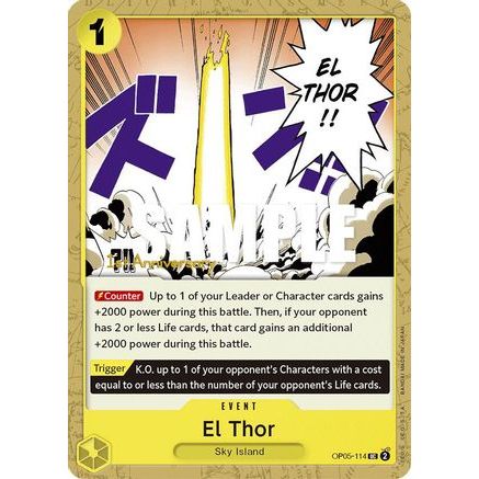 El Thor (OP05-114) - Awakening of the New Era: 1st Anniversary Tournament Cards