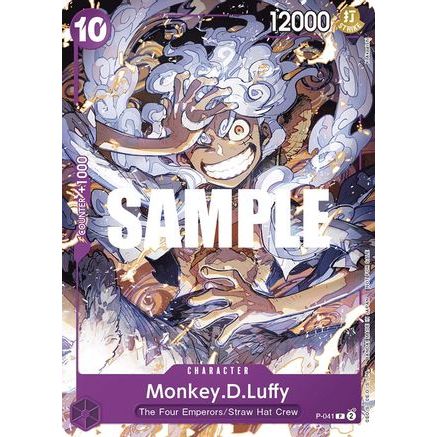 Monkey.D.Luffy (041) (P-041) - One Piece Promotion Cards