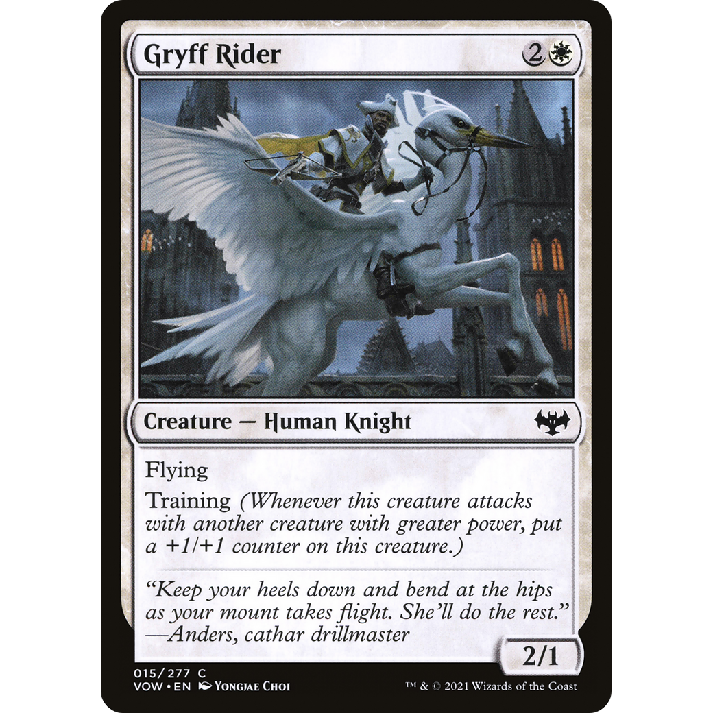 Gryff Rider (VOW-015) - Innistrad: Crimson Vow Foil