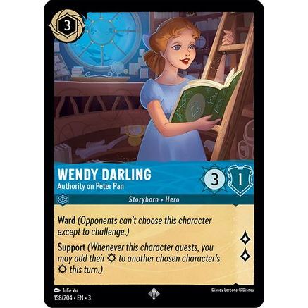 Wendy Darling - Authority on Peter Pan (158/204) - Into the Inklands Cold Foil