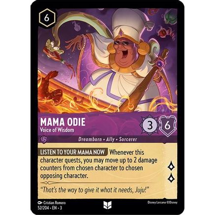 Mama Odie - Voice of Wisdom (52/204) - Into the Inklands Cold Foil