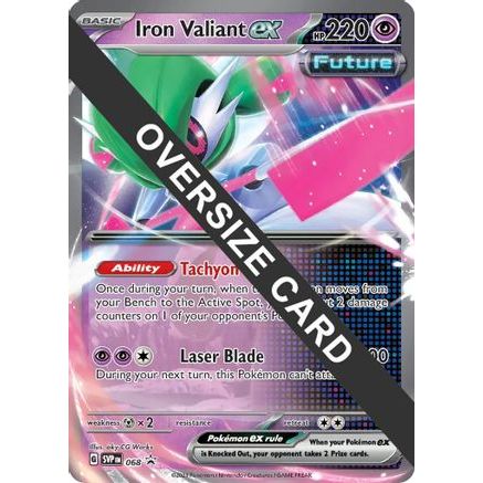 Iron Valiant ex - 068 68 - Jumbo Cards Holofoil
