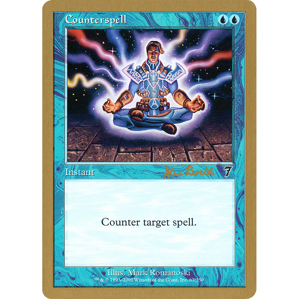 Counterspell - 2001 Alex Borteh (7ED) (WCD-) - World Championship Decks 2001