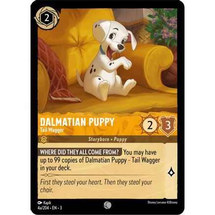 Dalmatian Puppy - Tail Wagger (4a/204) (4a/204) - Into the Inklands Cold Foil