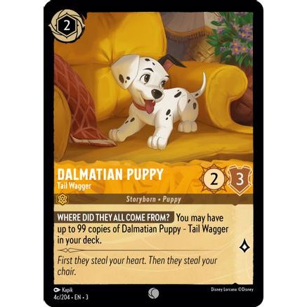 Dalmatian Puppy - Tail Wagger (4c/204) (4c/204) - Into the Inklands Cold Foil